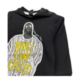 NEVER TOO shirt girocollo tinta unita con logo Nero per Neonato NT1071N NERO NEVER TOO 