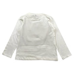 PLEASE shirt girocollo tinta unita con stampa Bianco per Neonato ML20030B65 BIANCO PLEASE 