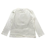 PLEASE shirt girocollo tinta unita con stampa Bianco per Neonato ML20030B65 BIANCO PLEASE 