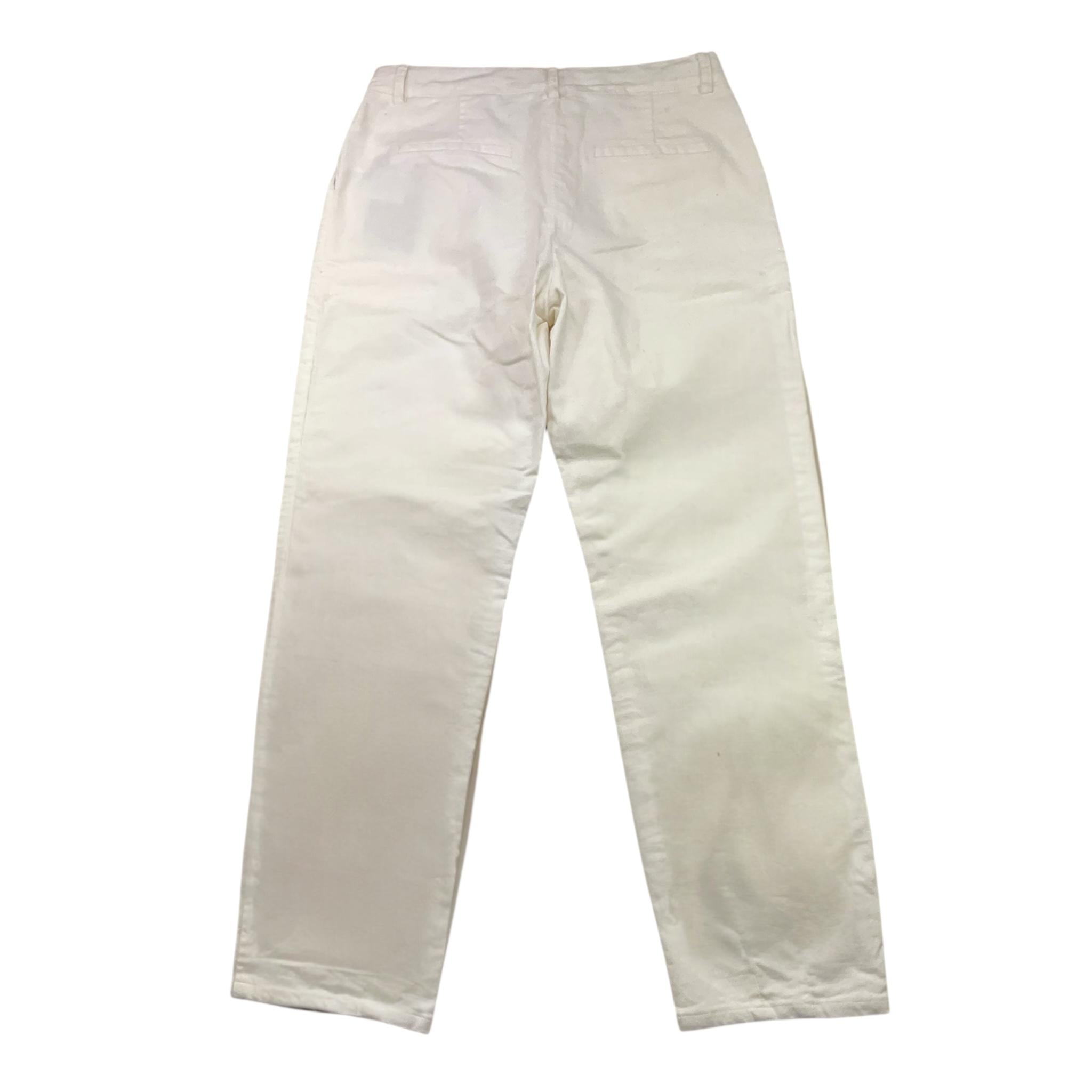 MANILA GRACE pantalone tinta unita con girovita regolabile Bianco per Bambina MG2343 BIANCO MANILA GRACE 