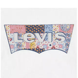 Levi'S T-Shirt Tinta Unita Girocollo con Stampa per Bambina 4EH901 BIANCO LEVI'S 