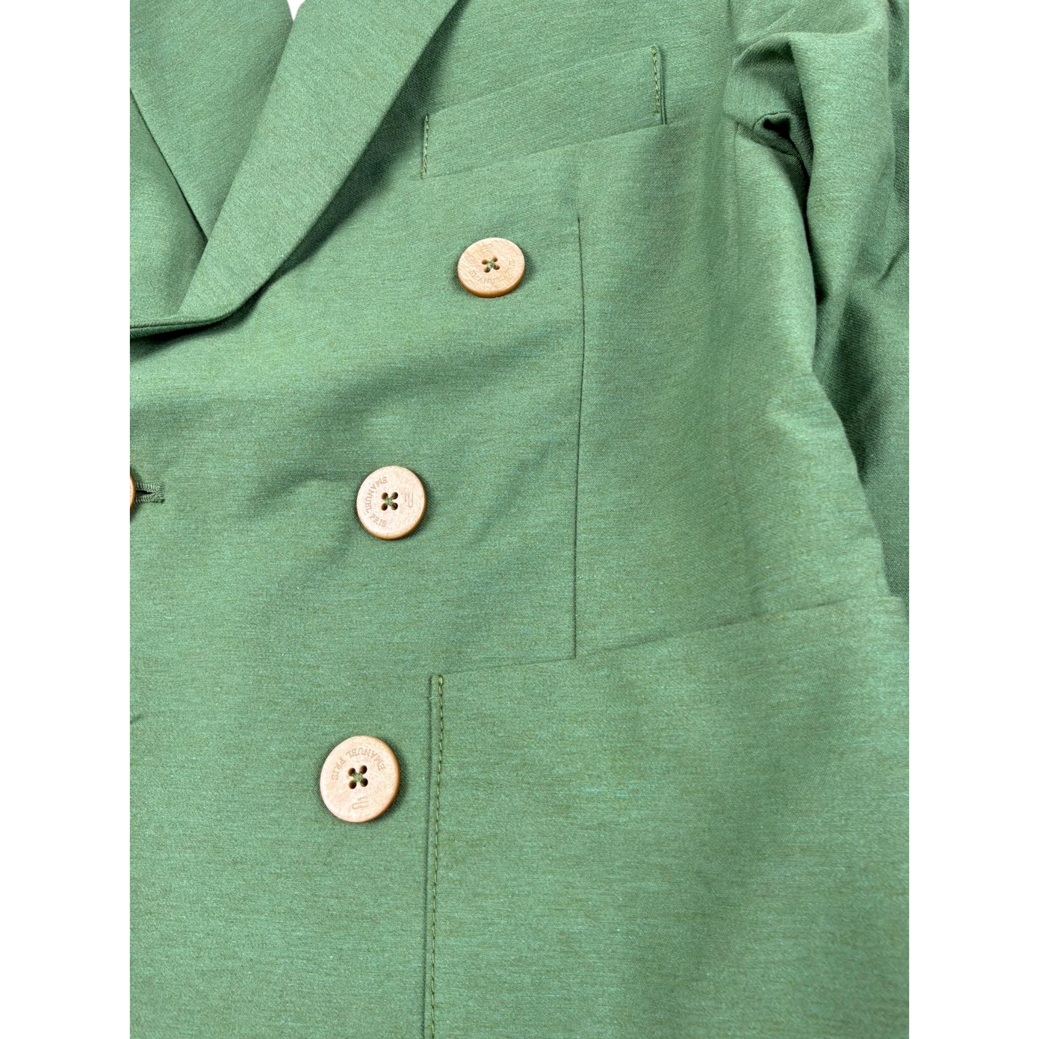 Emanuel Pris Giacca Tinta Unita con Taschino per Bambino EGC1109R VERDE EMANUEL PRIS 