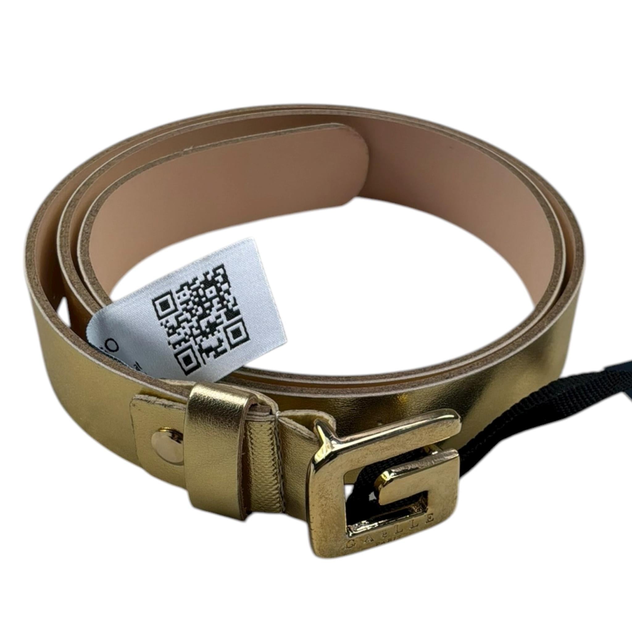 Gaelle Cintura Tinta Unita con Logo per Bambina 2745AB00440 ORO GAELLE 