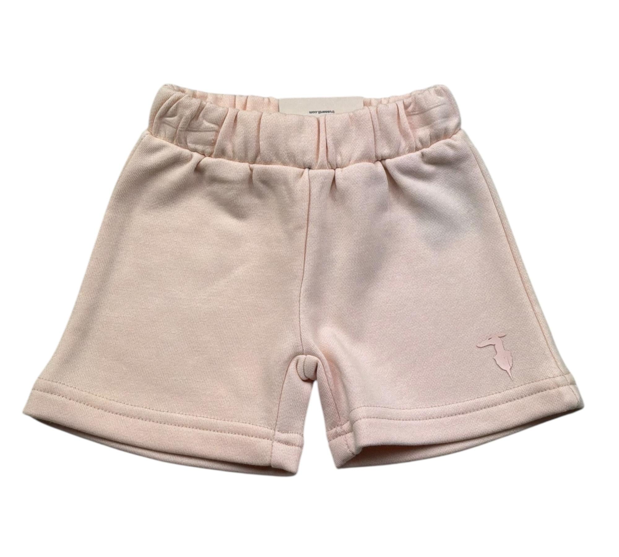 Trussardi Short Tinta Unita con Logo per Neonata TIP26024SH ROSA TRUSSARDI 