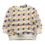 JOHN RICHMOND felpa chiusa girocollo stampa fantasia logo Bianco per Neonata RIA25080FE BIANCO JOHN RICHMOND 