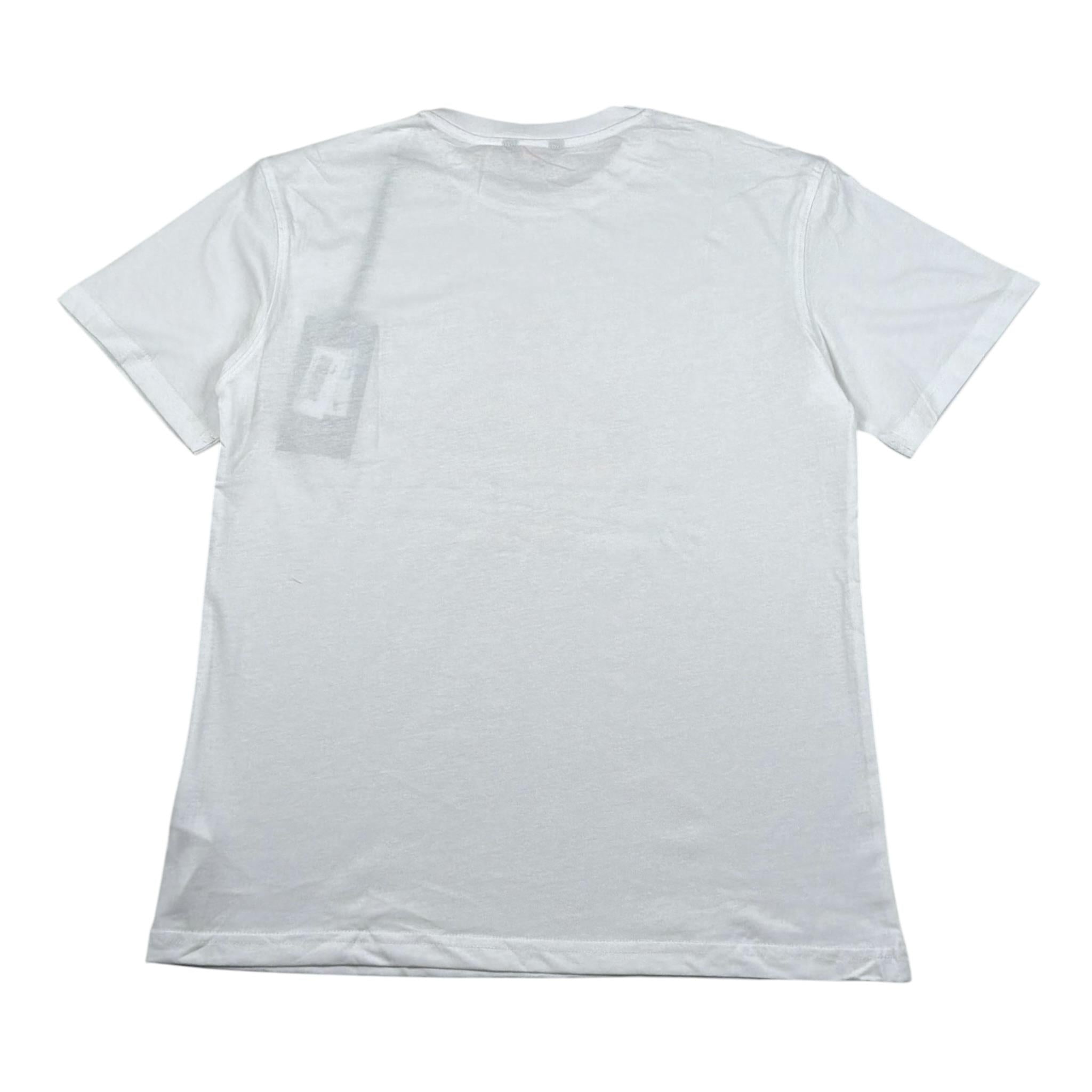 Refrigiwear T-Shirt Girocollo Tinta Unita con Logo per Bambino 122TRMJS25 BIANCO REFRIGIWEAR 