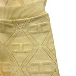 Elisabetta Franchi Completo 2 Pezzi T-Shirt-Bermuda In Filo per Neonata EGCM006 GIALLO ELISABETTA FRANCHI 
