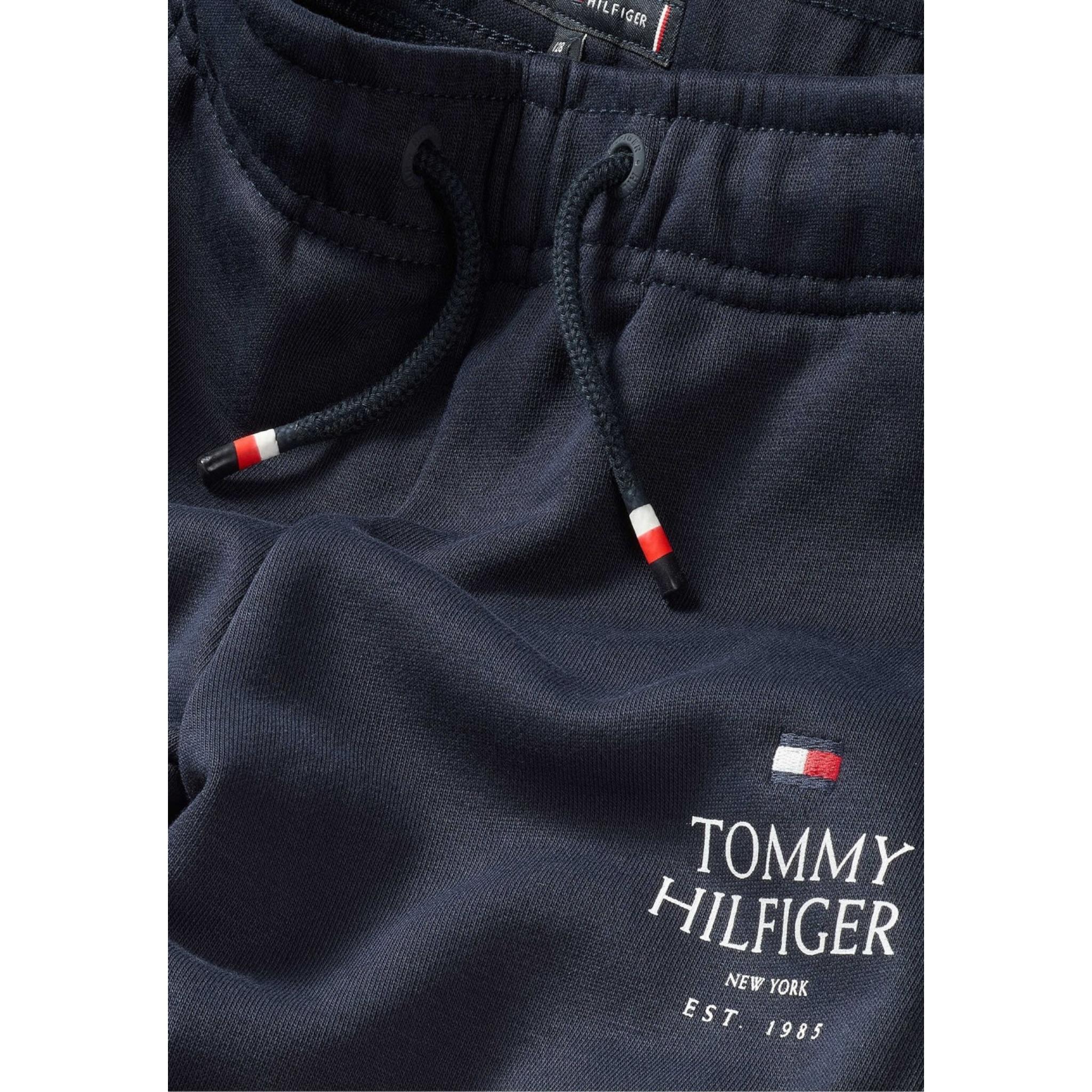 Tommy Hilfiger Pantalone Modello Tuta Tinta Unita per Bambino KB0KB09244 BLU TOMMY HILFIGER 