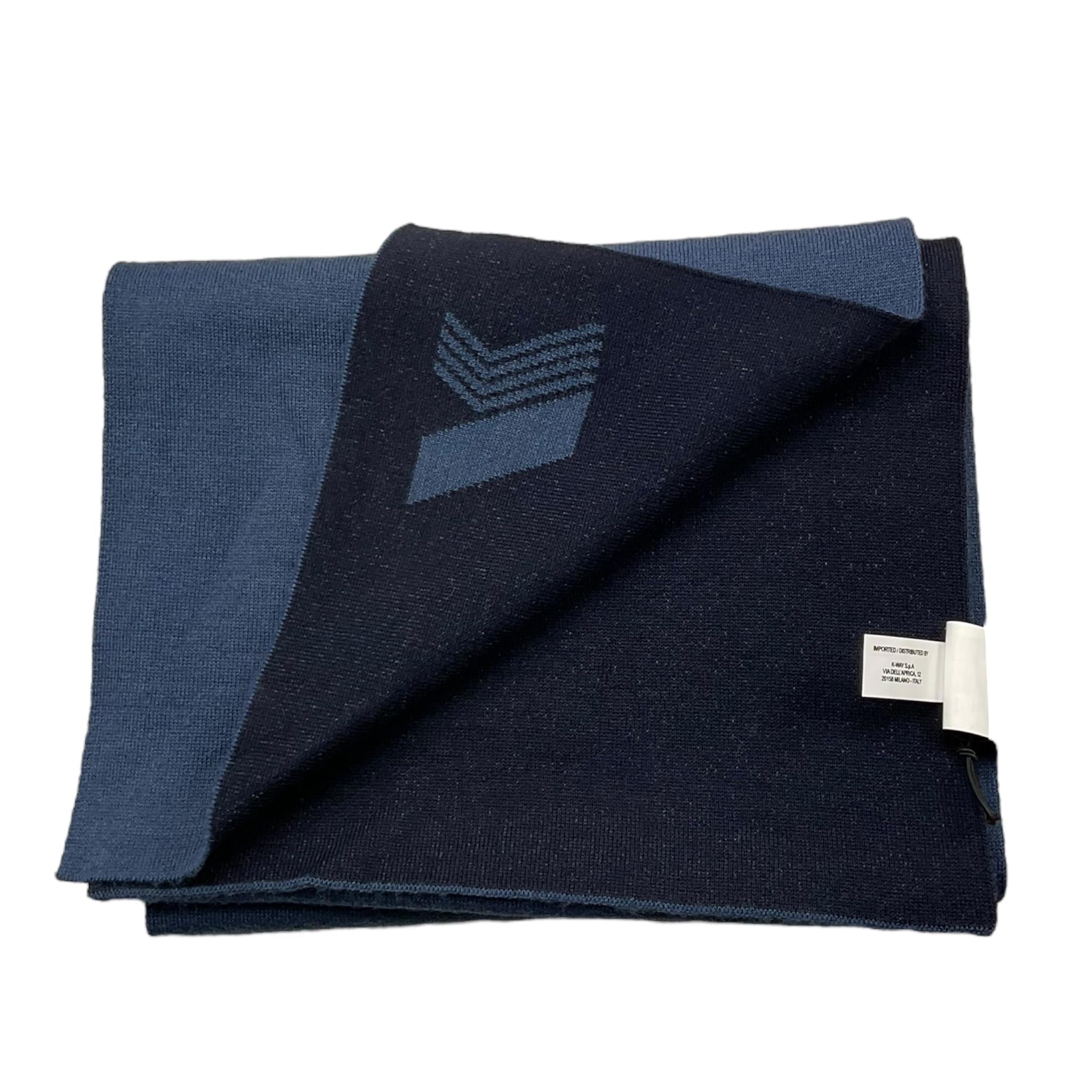 K-WAY sciarpa tinta unita con logo Blu per Bambino K7142GW BLU K-WAY 