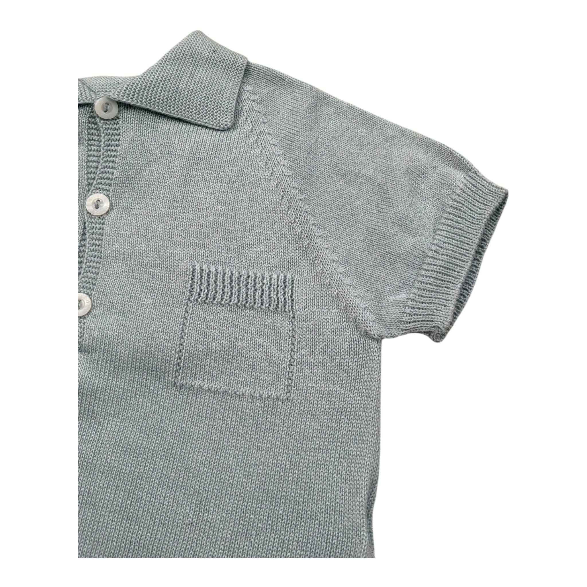 Wedoble T-Shirt Girocollo Tinta Unita per Neonato V2503319A AZZURRO WEDOBLE 