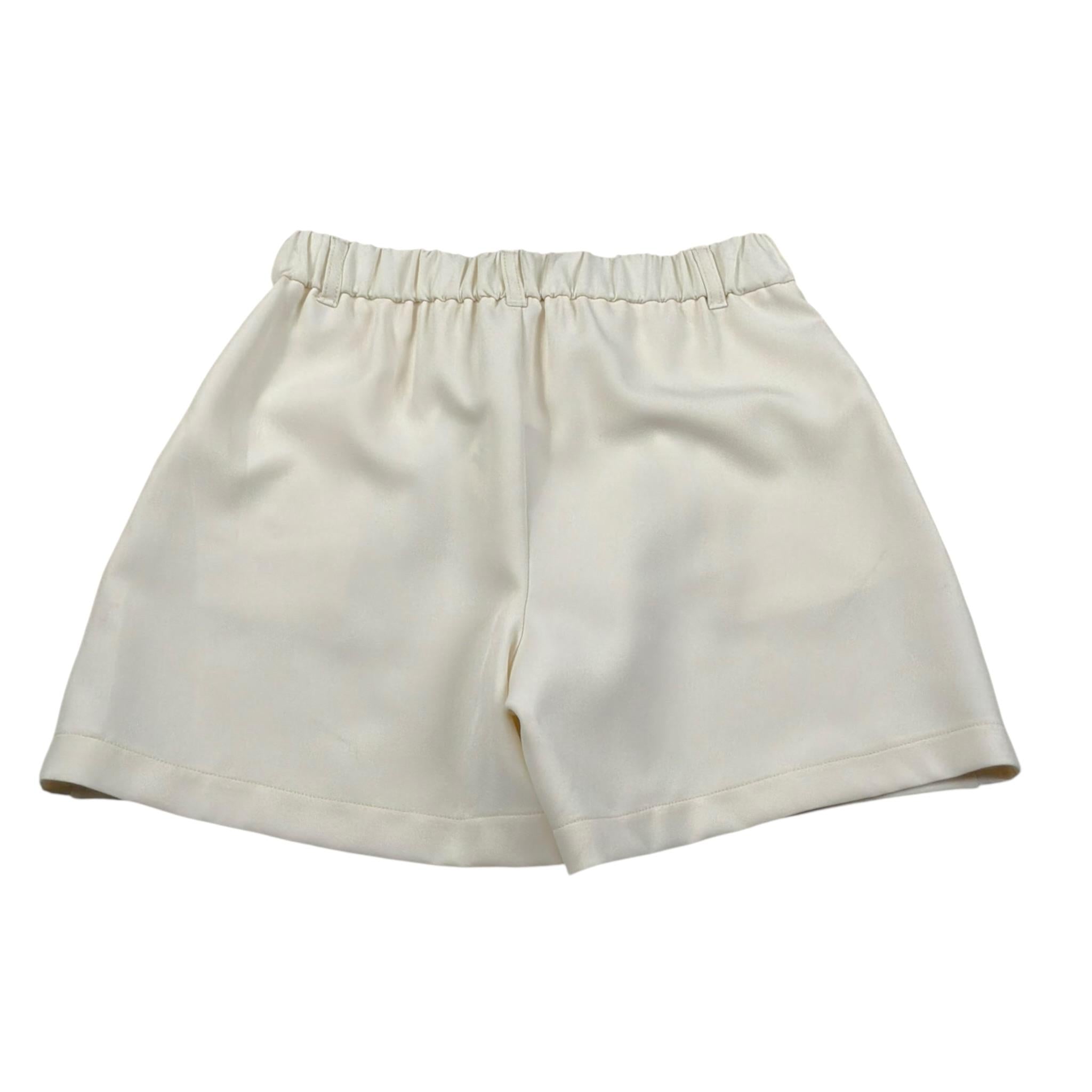 Meilisa Bai Short Tinta Unita con Elastico In Vita per Bambina FL6357 BEIGE MEILISA BAI 