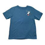 SAINT BARTH t-shirt girocollo tinta unita con stampa Azzurro per Bambino SNOOPYPAST AZZURRO SAINT BARTH 