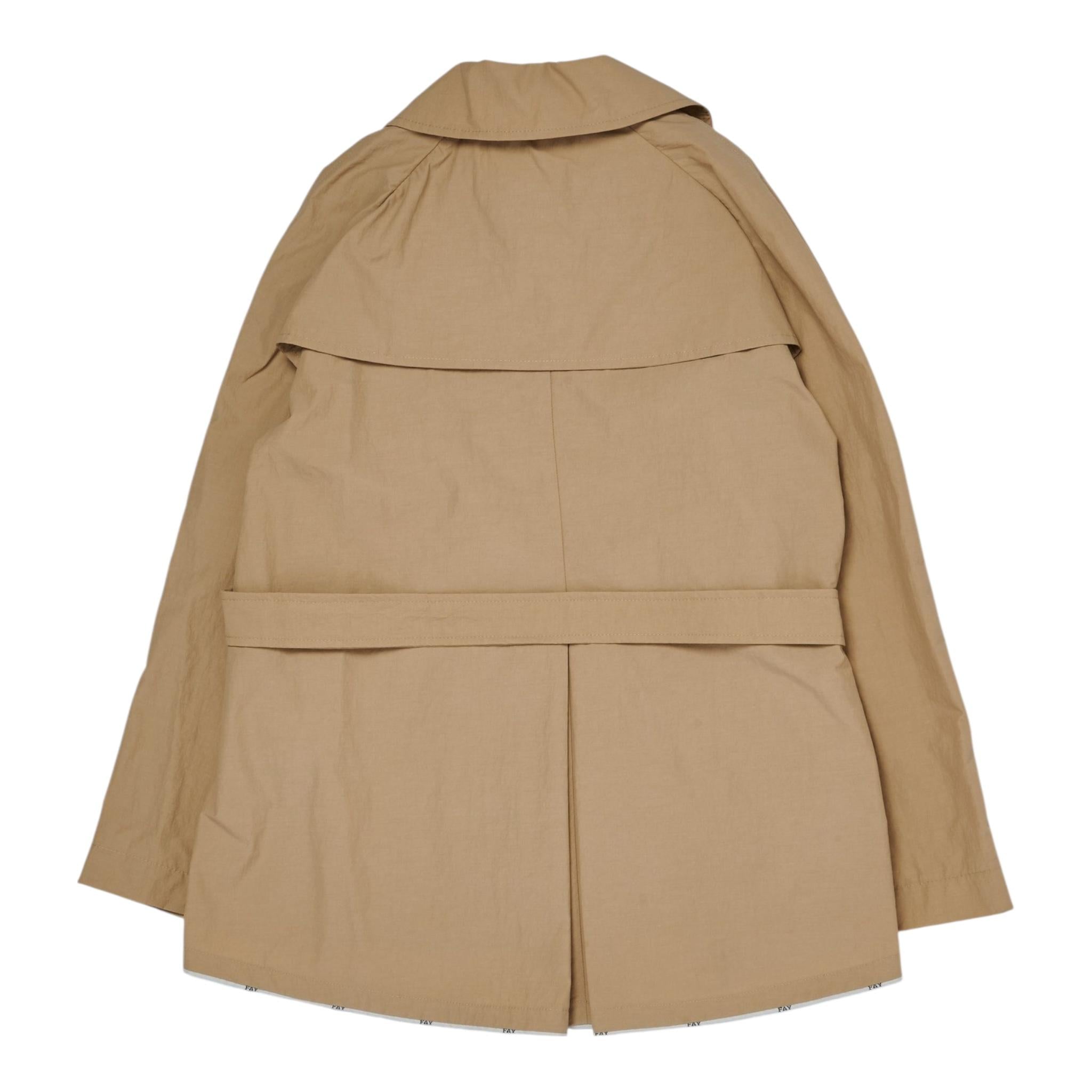 Fay Trench Tinta Unita con Cintura per Bambina FU2A17N0165 BEIGE FAY 