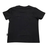 Daniele Alessandrini T-Shirt Girocollo Tinta Unita Con Stampa Logo Nero Per Neonato