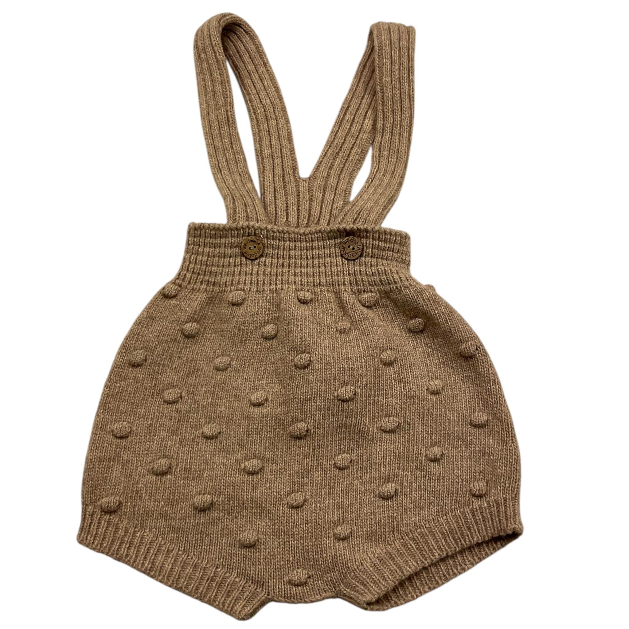 WEDOBLE pagliaccetto tinta unita con ricami Beige per Neonato I2407305 BEIGE WEDOBLE 