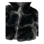 MARC ELLIS pelliccia tinta unita con cappuccio Nero per Bambina JMJJK00335 NERO MARC ELLIS 