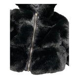 MARC ELLIS pelliccia tinta unita con cappuccio Nero per Bambina JMJJK00335 NERO MARC ELLIS 