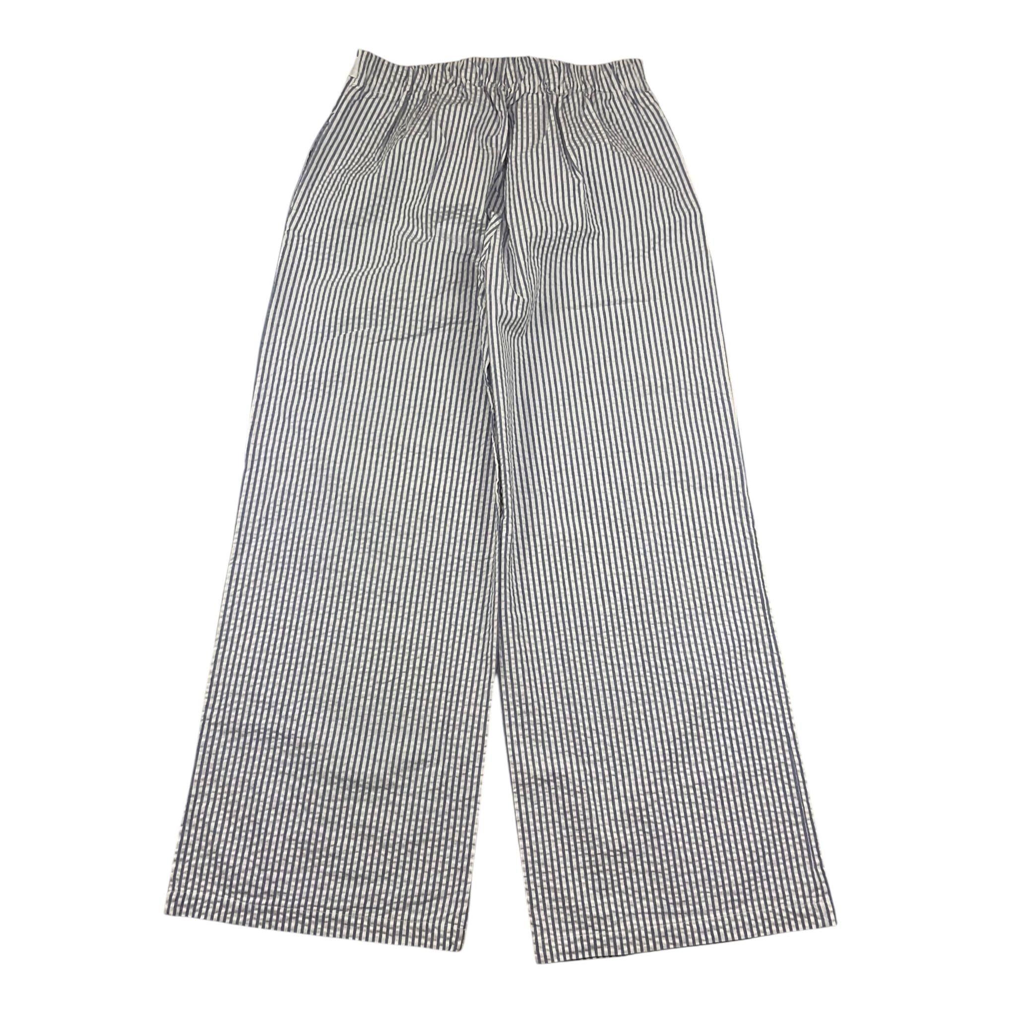 Zhoe & Tobiah Pantalone Modello Palazzo Fantasia A Righe per Bambina STS2F BIANCO/BLU ZHOE & TOBIAH 