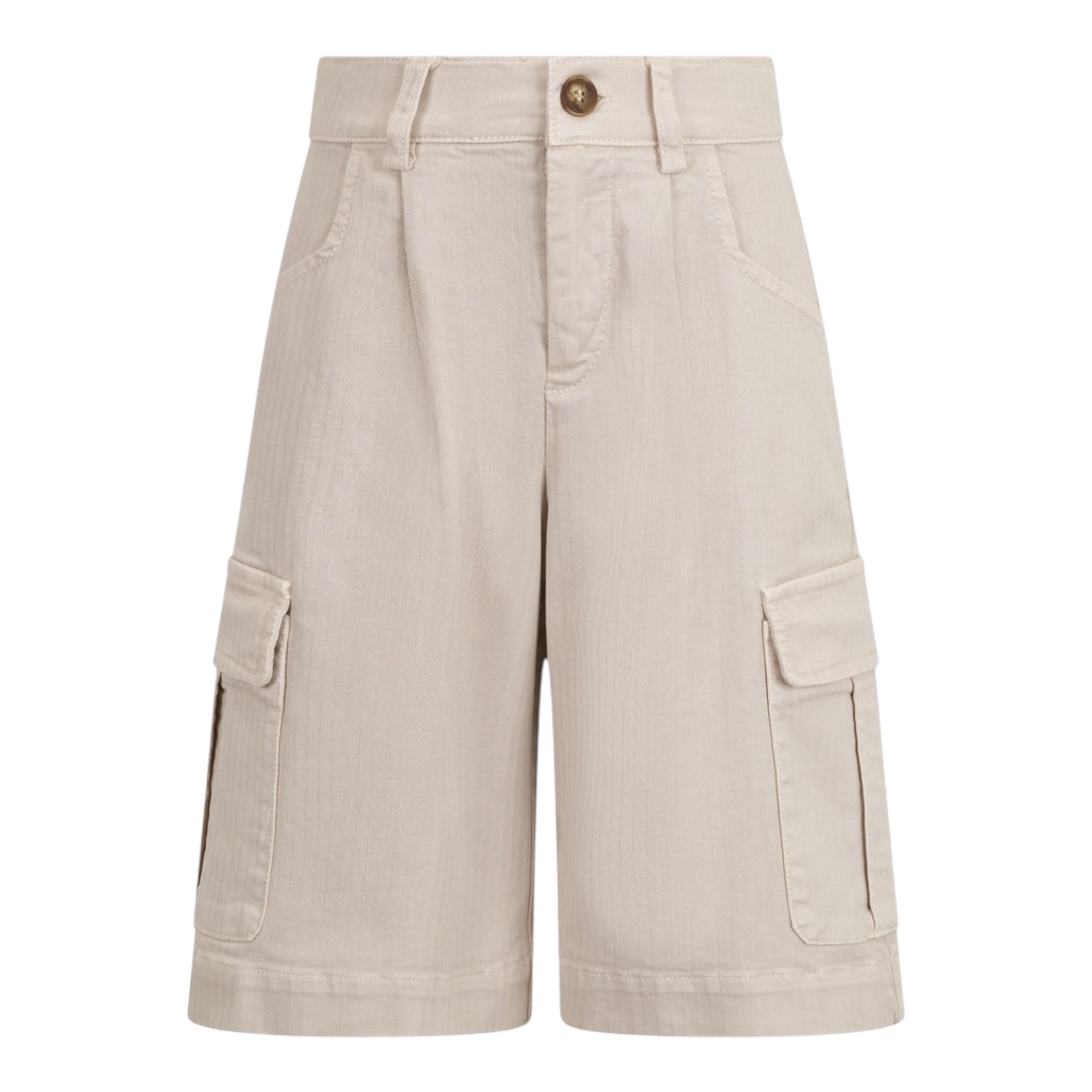 Missoni Bermuda Tinta Unita con Tasche per Bambino GW6Q29 BEIGE MISSONI 