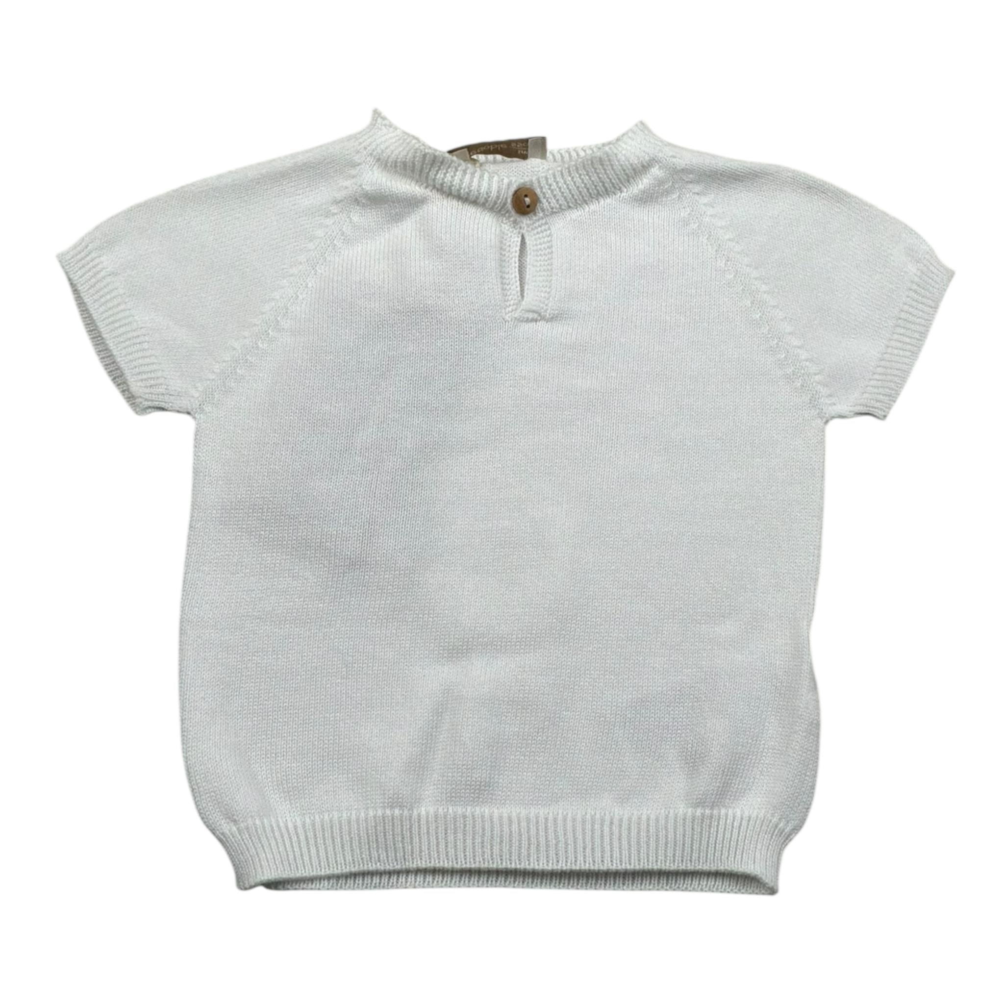 Wedoble T-Shirt Girocollo Tinta Unita per Neonato V2404301D BIANCO WEDOBLE 