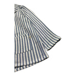 Petit Indi Camicia Tinta Unita con Fantasia A Righe per Bambino SS25BK6838 AZZURRO PETIT INDI 