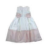 Isabel Abito Cerimonia Bicolore Giromanica per Bambina 24C338B BIANCO/ROSA ISABEL 