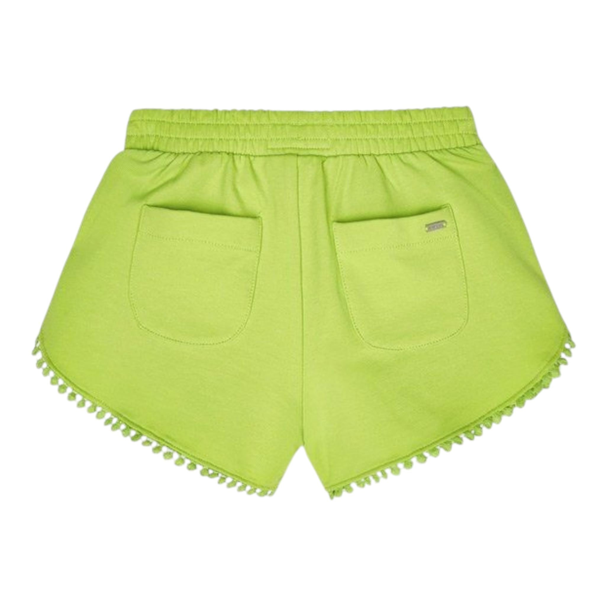 Mayoral Short Tinta Unica con Elastico In Vita per Neonata 607 VERDE ACIDO MAYORAL 