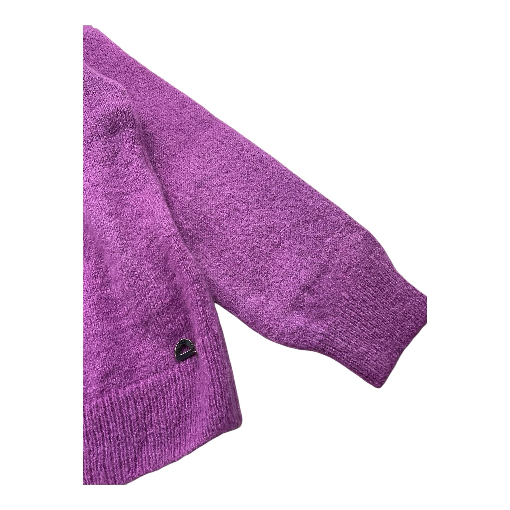 DIXIE maglia tinta unita girocollo Viola per Bambina NB16230G67 VIOLA DIXIE 