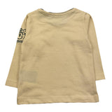 TRUSSARDI shirt girocollo tinta unita con stampa Panna per Neonato TIA25147TS PANNA TRUSSARDI 