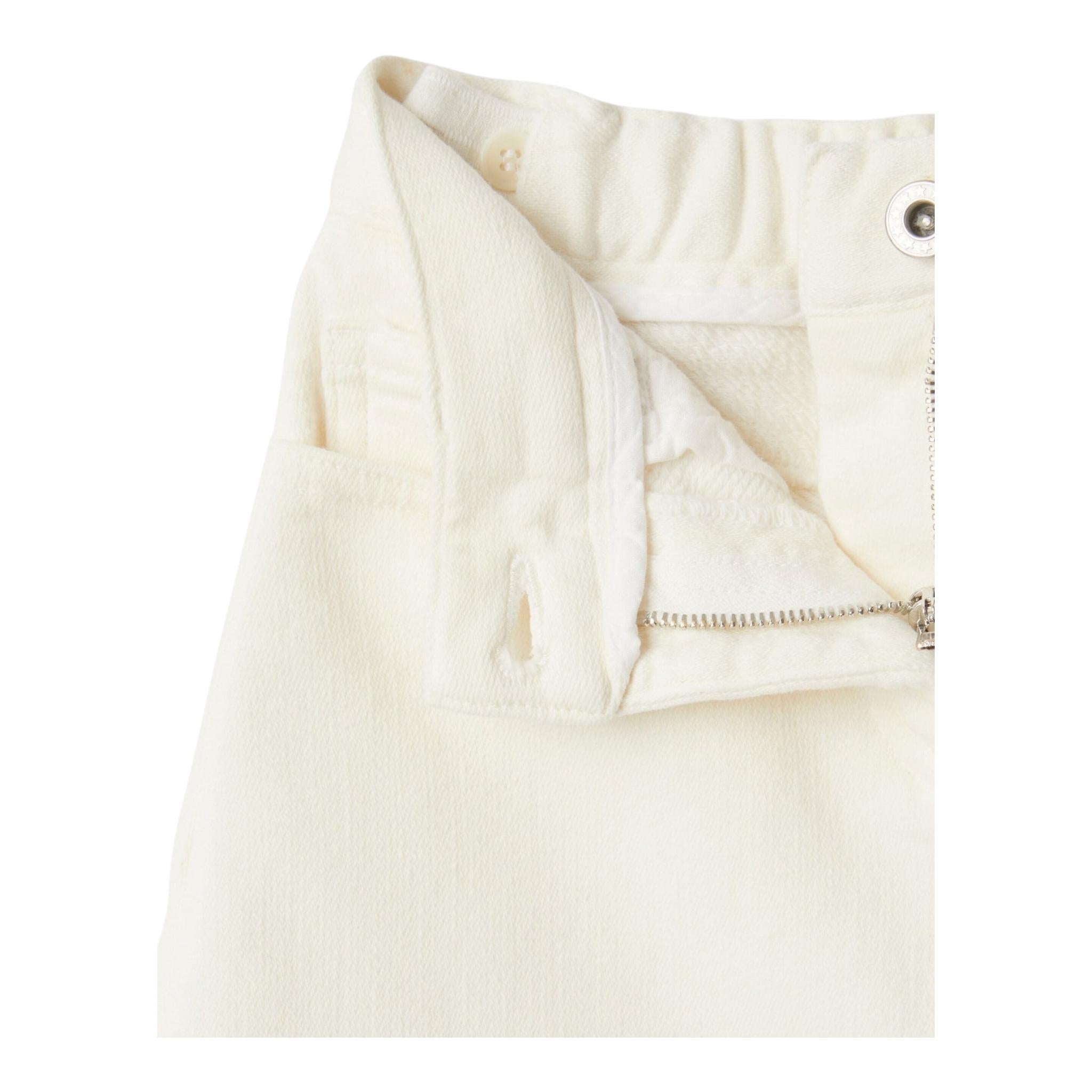 IL GUFO gonna tinta unita con girovita regolabile Bianco per Bambina A24GN224J0047 BIANCO IL GUFO 