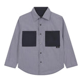 Aspesi Giubbino Tinta Unita Fantasia Qaudretti per Bambino S25036GMC3158 BLU ASPESI 