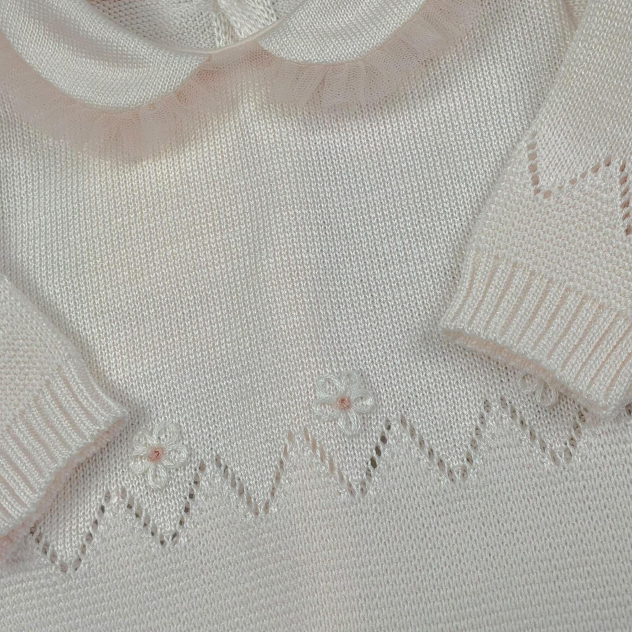 Bimbalo' Tutina Tinta Unita con Colletto per Neonata 7575 ROSA BIMBALO' 