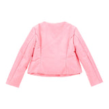 Monnalisa Giubbino Tinta Unita con Rouches per Bambina 17E105 ROSA MONNALISA 