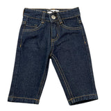 TRUSSARDI jeans tinta unita con girovita regolabile Blu per Neonato TIA25118JE BLU TRUSSARDI 