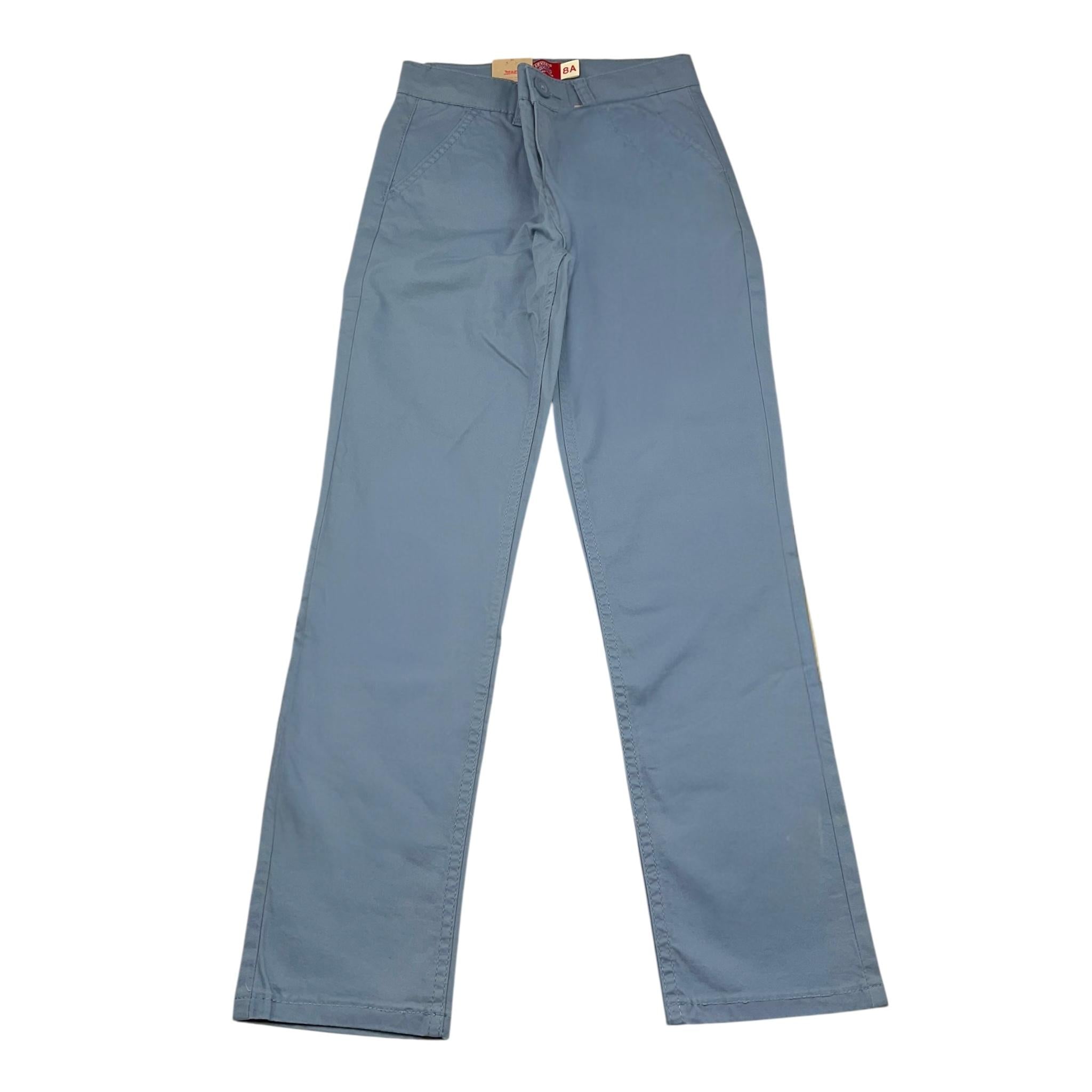Levi'S Pantalone Tinta Unita con Girovita Regolabile per Bambino 9EK792 BLU LEVI'S 