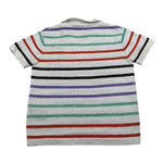 Just Cavalli Polo Mezza Manica Fantasia A Righe per Bambina JGP26070PO PANNA JUST CAVALLI 