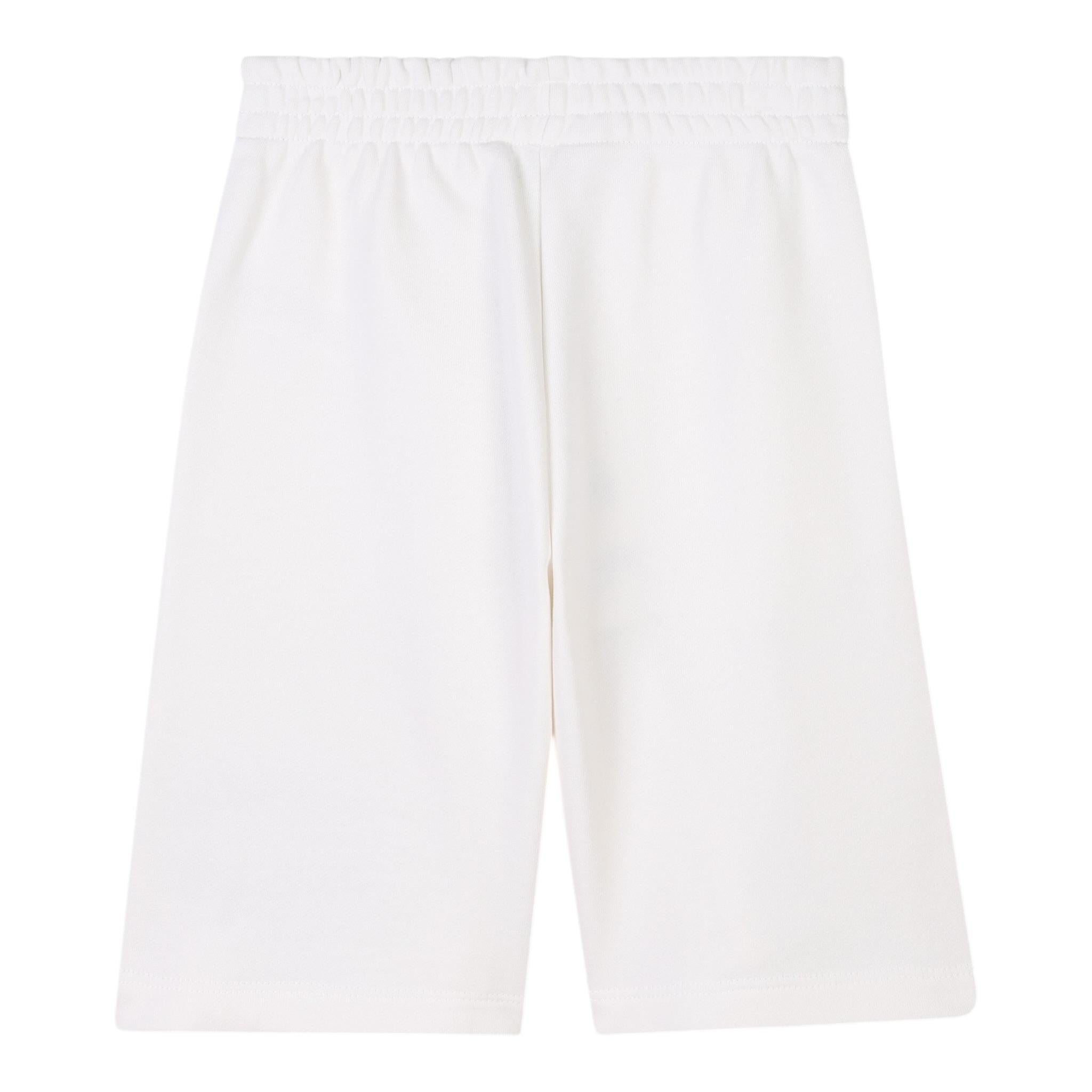 Kenzo Bermuda In Felpa Tinta Unita con Logo per Neonato K60995N PANNA KENZO 