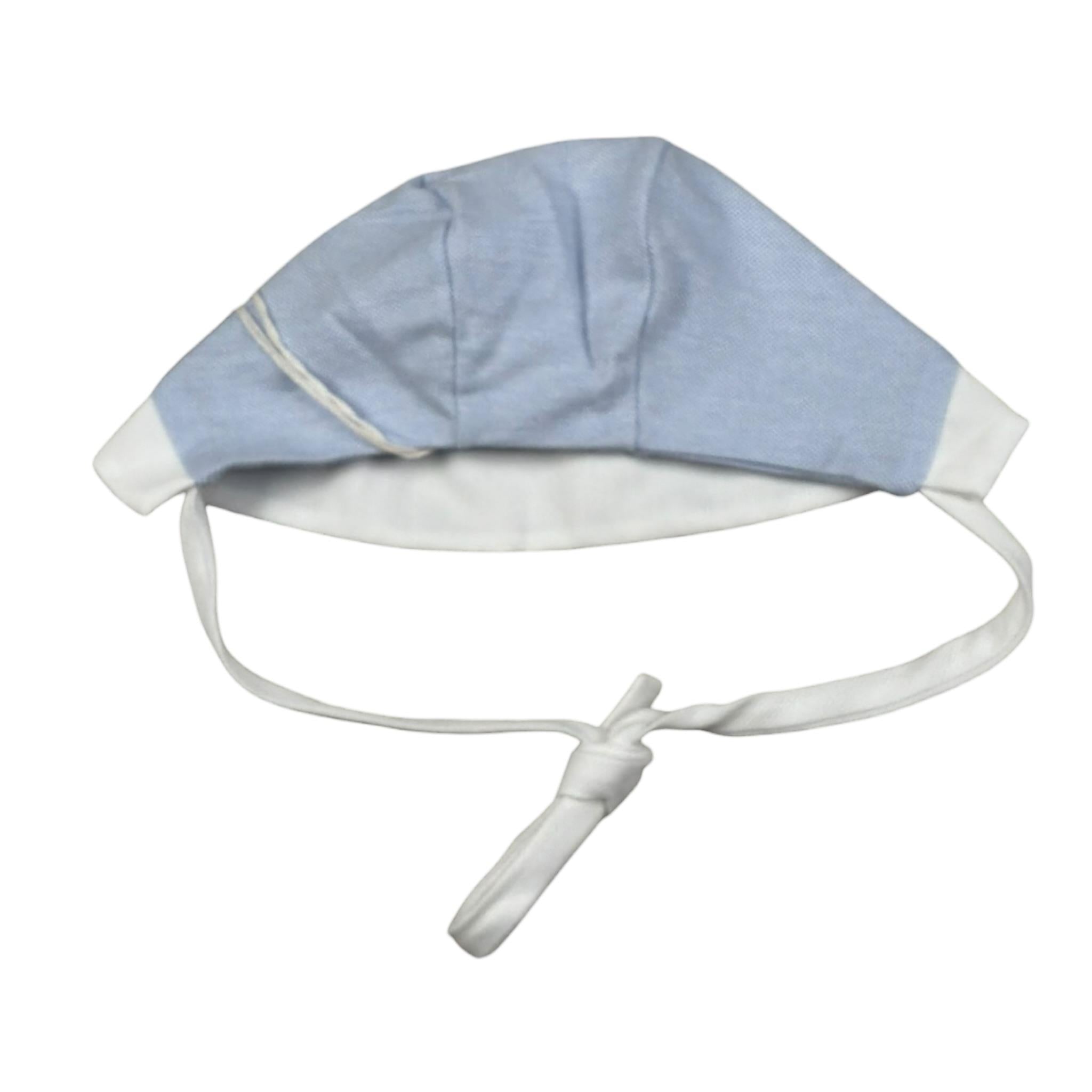 La Stupenderia Cappello Bicolore per Neonata TBCP55 BIANCO/AZZURRO LA STUPENDERIA 