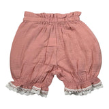 Babyvip Short Tinta Unita con Ricami per Bambina T1539J ROSA BABYVIP 