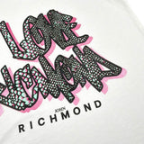 John Richmond Completo 2 Pezzi Canotta Tinta Unita con Stampa-Short per Bambina RGP26120CJ BIANCO JOHN RICHMOND 