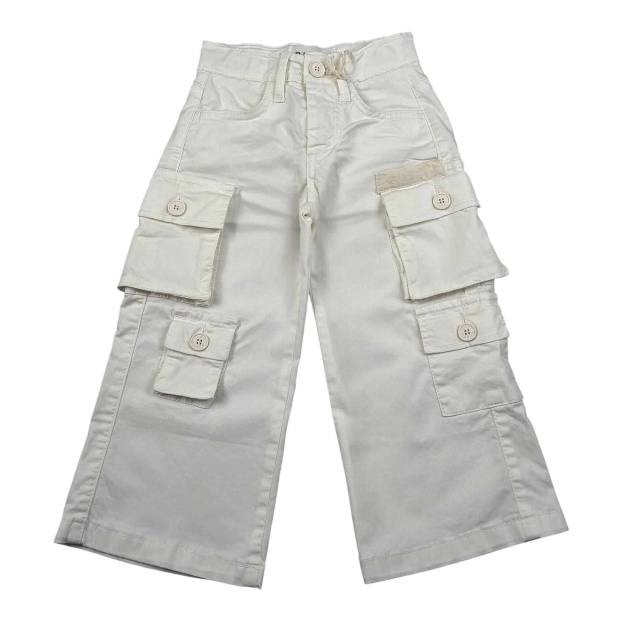 Dusty Color Pantalone Tinta Unita Modello Palazzo per Neonata DJWS5020PAN PANNA DUSTY COLOR 