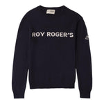 ROY ROGER'S maglia girocollo tinta unita con logo Blu per Bambino RA103 BLU ROY ROGER'S 