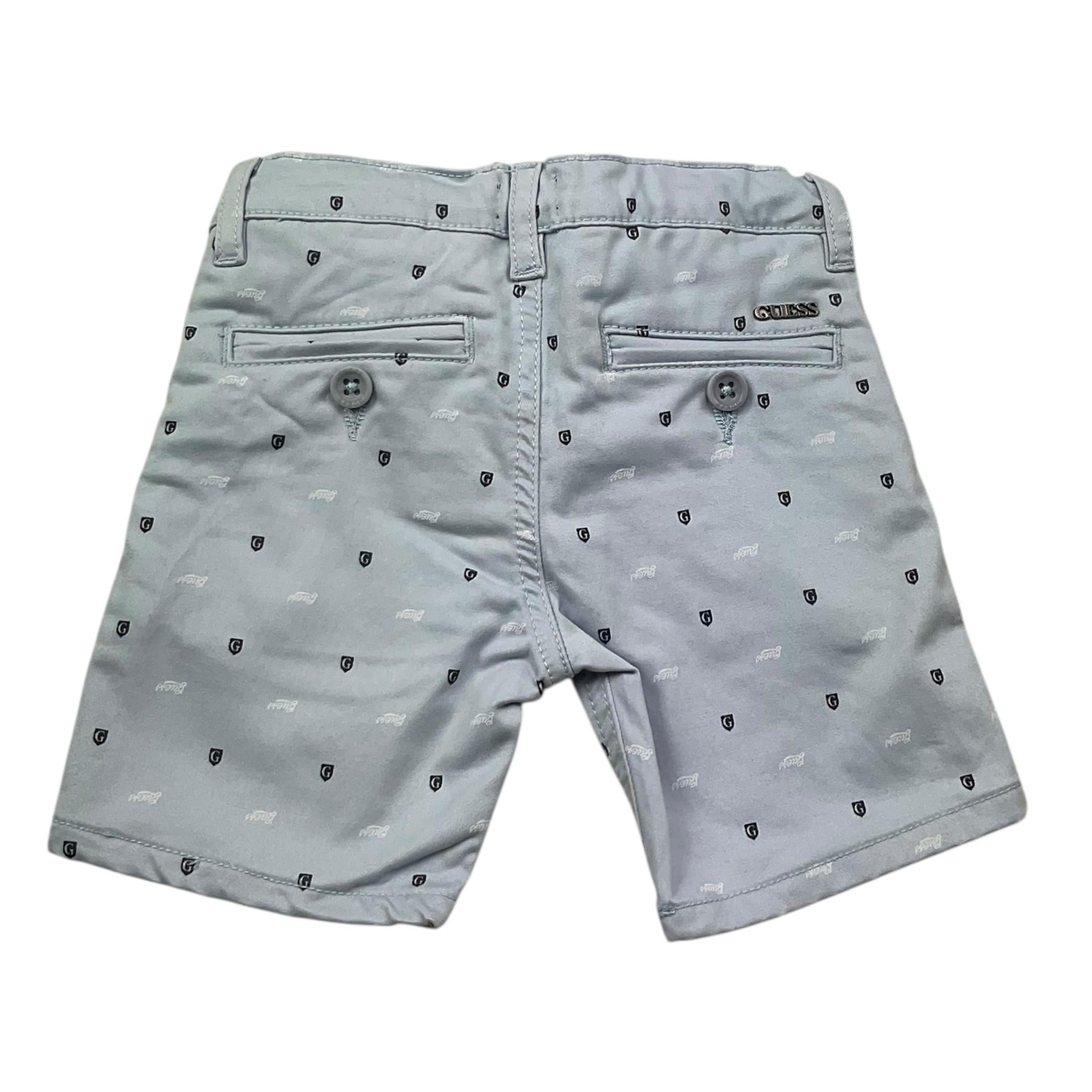 Guess Bermuda Tinta Unita con Girovita Regolabile per Bambino N5RD04WFPMA AZZURRO GUESS 