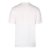 Diadora T-Shirt Girocollo Tinta Unita Con Stampa Bianco Per Bambino