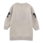 MONNALISA abito felpa girocollo tinta unita manica lunga luex Beige per Bambina 19D901X BEIGE MONNALISA 