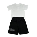 Refrigiwear Completo 2 Pezzi T-Shirt-Bermuda per Neonato R1101W25X BIANCO/NERO REFRIGIWEAR 