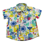 Manuel Ritz Camicia Mezza Manica Stampa Fantasia per Neonato MR2587 BIANCO MANUEL RITZ 