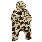 SAINT BARTH eskimo tinta unita fantasia mucca con cappuccio Panna per Neonato GLACETEDDY PANNA SAINT BARTH 