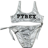 Pyrex Costume 2 Pezzi Fascia-Mutadina tinta unita Arancione per Bambina 028287 ARANCIONE PYREX 