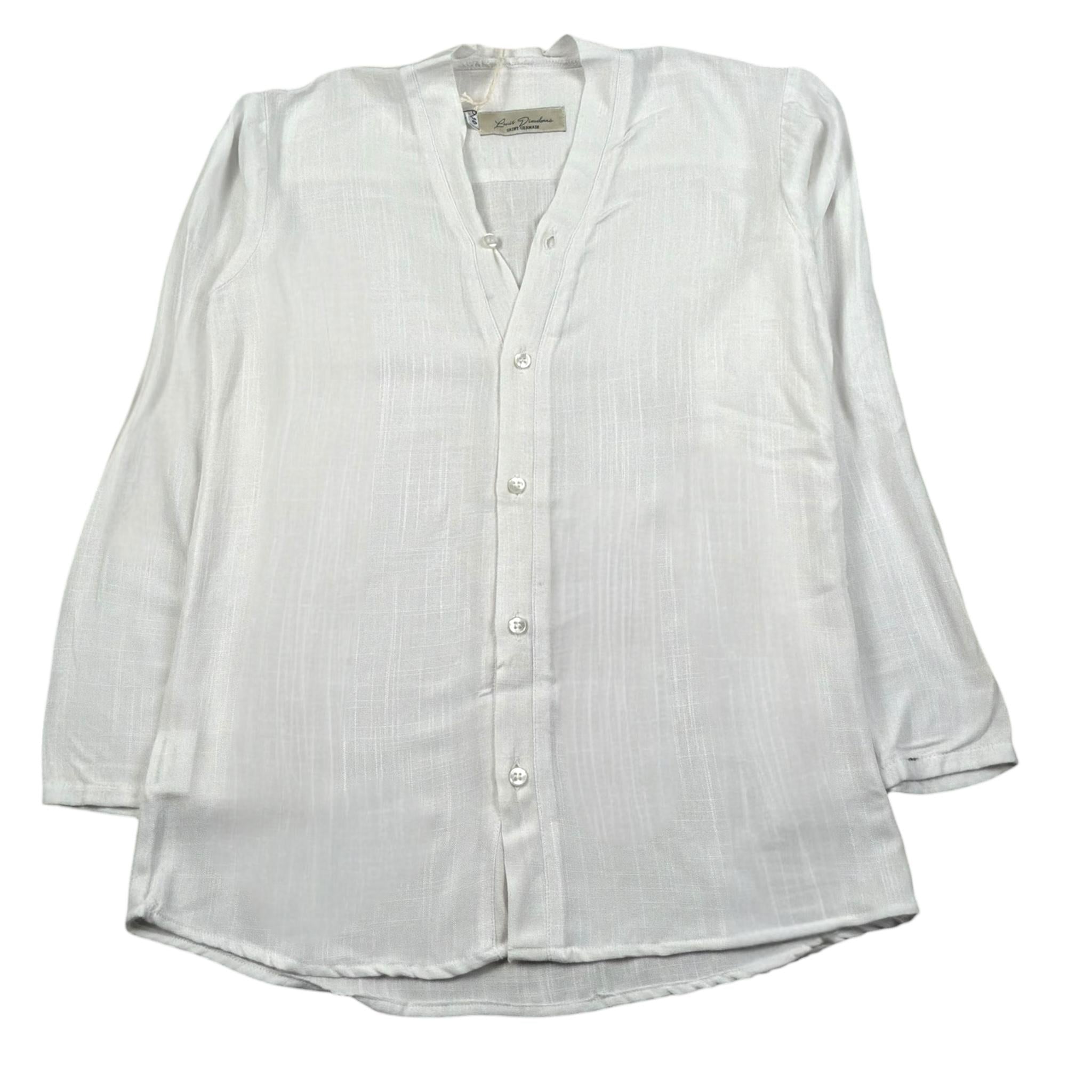 Louis Dieudonne' Camicia Manica Lunga Tinta Unita per Bambino TULELEG BIANCO LOUIS DIEUDONNE' 